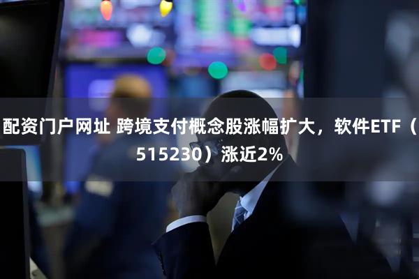 配资门户网址 跨境支付概念股涨幅扩大，软件ETF（515230）涨近2%